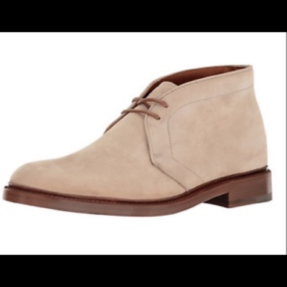 FRYE Men’s Jones Chukka Taupe Suede Lace Up Boots